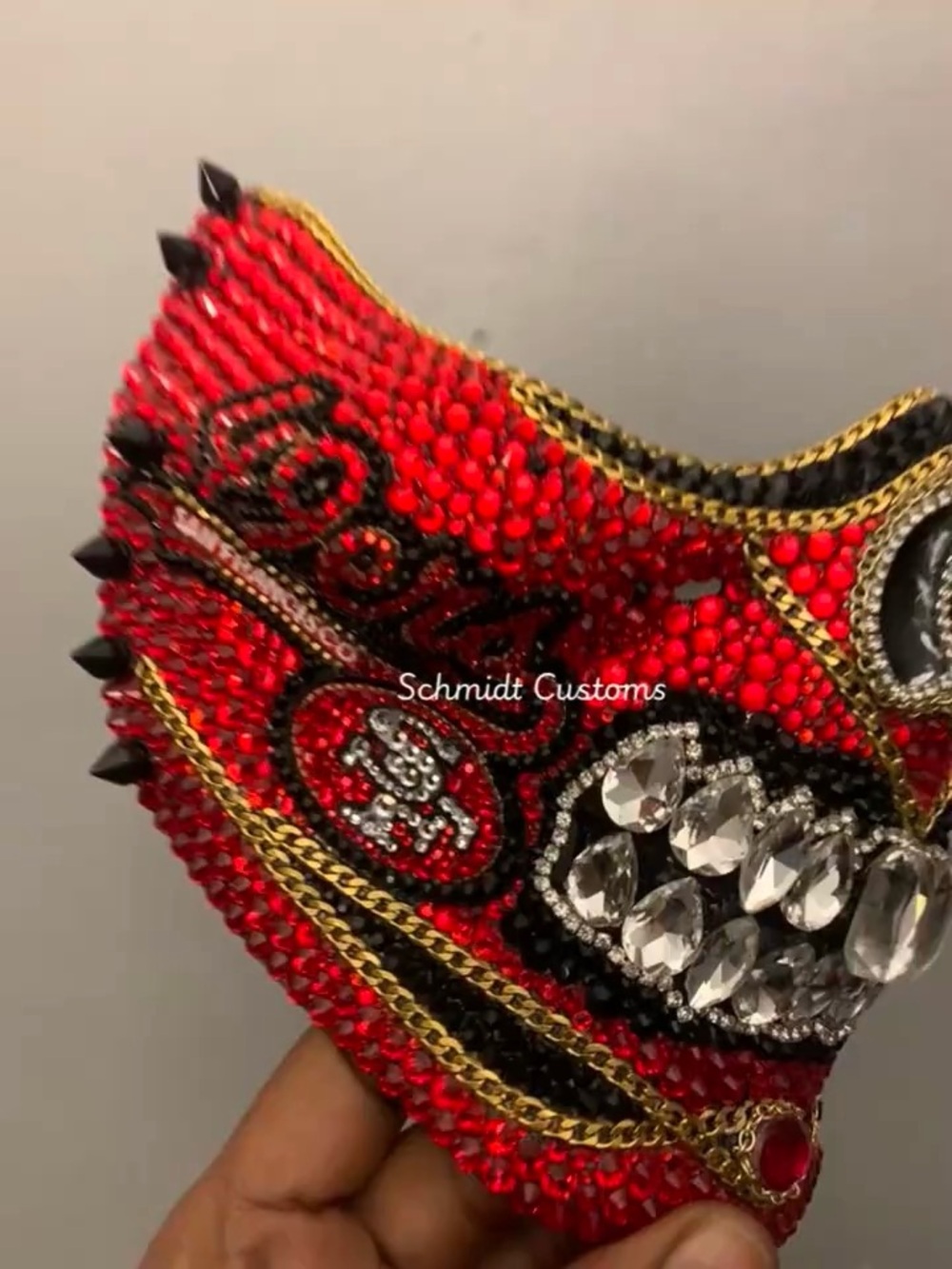 49ers Mask - Picture 2 of 4